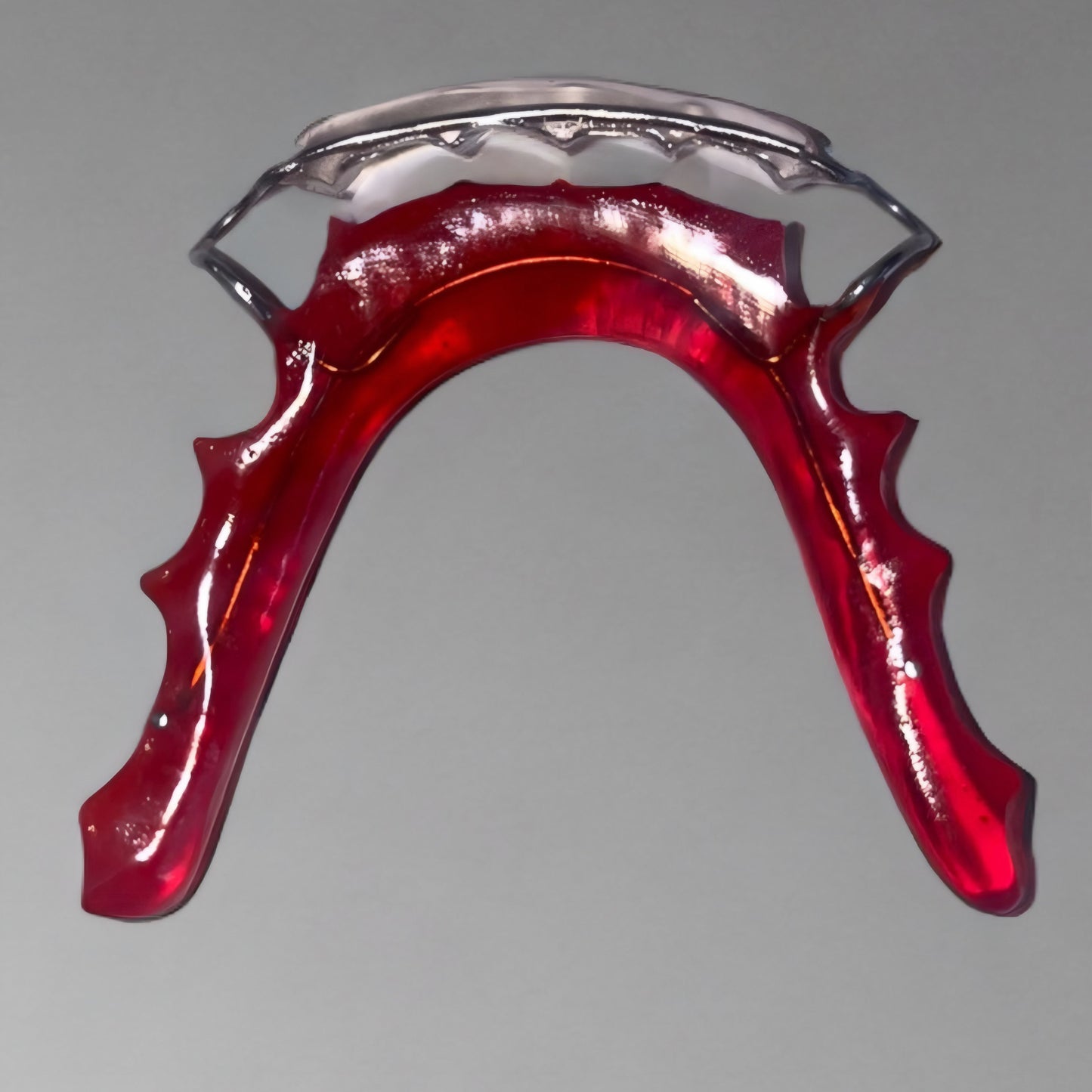 Bold red Lower Retainer – Custom-Fit Orthodontic Retainer